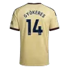 GYÖKERES #14 Arsenal Third Soccer Jersey 2026/27 Yellow - bestfootballkits