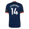 GYÖKERES #14 Arsenal Away Soccer Jersey 2026/27 Royal Blue - bestfootballkits