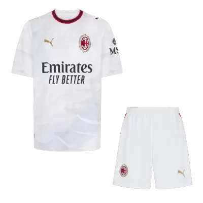 AC Milan Away Soccer Jersey Kit (Jersey+Shorts) 2026/27 White - bestfootballkits
