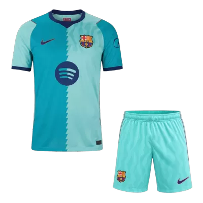 Barcelona Third Soccer Jersey Kit (Jersey+Shorts) 2026/27 Blue - bestfootballkits