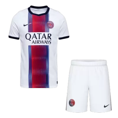 PSG Away Soccer Jersey Kit (Jersey+Shorts) 2026/27 White - bestfootballkits