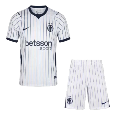 Inter Milan Away Soccer Jersey Kit (Jersey+Shorts) 2026/27 White - bestfootballkits