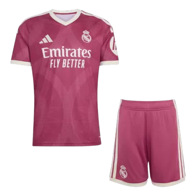 Real Madrid Third Soccer Jersey Kit (Jersey+Shorts) 2026/27 Pink - bestfootballkits