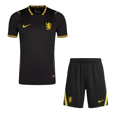 Chelsea Away Soccer Jersey Kit (Jersey+Shorts) 2026/27 Black - bestfootballkits