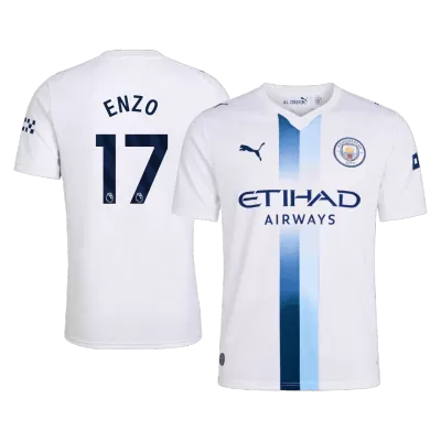 ENZO #17 Manchester City Third Soccer Jersey 2026/27 White - bestfootballkits
