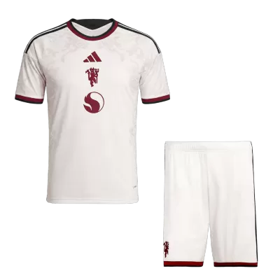 Manchester United Third Soccer Jersey Kit (Jersey+Shorts) 2026/27 White - bestfootballkits