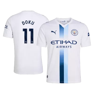 DOKU #11 Manchester City Third Soccer Jersey 2026/27 White - bestfootballkits