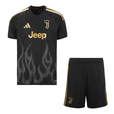 Juventus Third Soccer Jersey Kit (Jersey+Shorts) 2026/27 Black - bestfootballkits